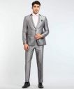 Park Avenue 2 Piece Self Design Men Suit...