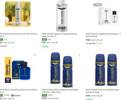 Flipkart : Up to 78% OFF - Park Avenue Beauty And Grooming