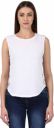 PARK AVENUE Casual No Sleeve Printed Women White, Black Top...