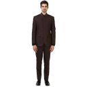 Park Avenue Full Sleeve Bandhagal Dark Brown Suits...