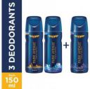 PARK AVENUE Good Morning , Cool Blue & Storm Deodorant Spray - For Men (450 ml, Pack of 3) Body Mist - For Men  (450 ml, Pack of 3)...