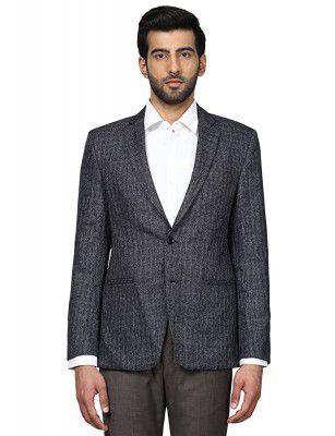 Park Avenue Grey Super Slim Fit Blazer