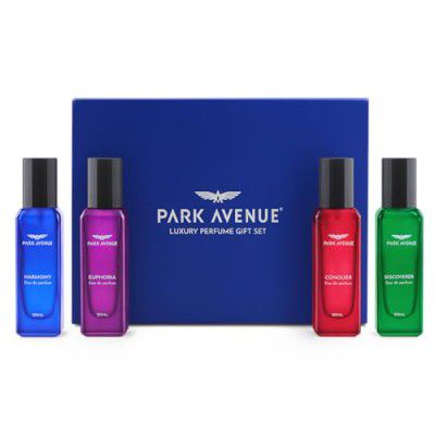 Park Avenue Luxury Perfume Gift Set for Men, 4x20 ml | Euphoria, Conquer, Harmony & Discoverer Perfume