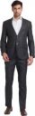 PARK AVENUE Men 2PC NOTCH BASIC- SUPER SLIM FIT Self Design Suit...