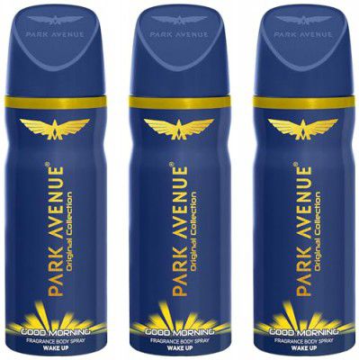 Park Avenue Men Good Morning Body Deodorant Spray, 100G/150Ml (Pack Of 3)