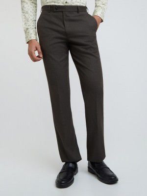 Park Avenue Men Mid-Rise Formal Trousers