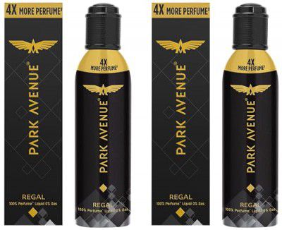 Park Avenue Men Regal No Gas Premium Perfume Long Lasting Citrus Fragrance Spray 130Ml (Pack Of 2)