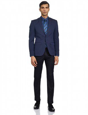 Park Avenue Mens Poly Viscose Notch Lapel Suit