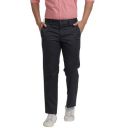 Park Avenue Men's Pure Cotton Solid Pattern Super Slim Fit Flat Front Formal Chinos...