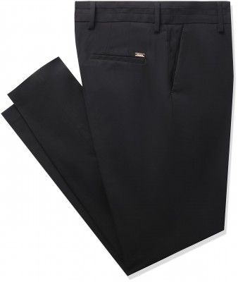 Park Avenue Mens Regular Pants (PWTX00958-K8 Black 66)