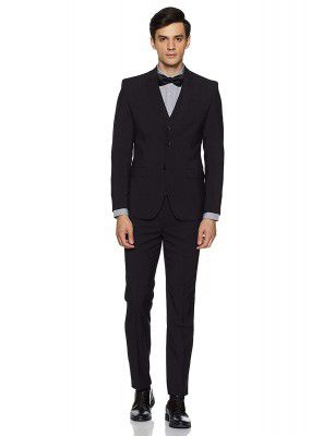 Park Avenue Mens Synthetic Notch Lapel Suit