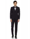 Park Avenue Mens Synthetic Notch Lapel Suit...