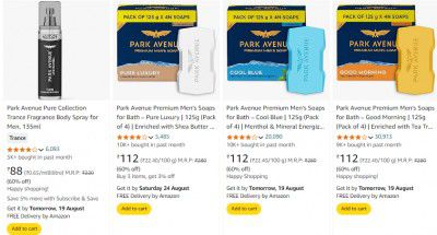 UP TO 63% OFF - Park Avenue Personal Care Product