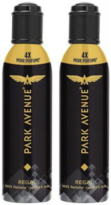 Park Avenue Regal NO GAS Premium Perfume For Men Long Lasting Fragrance 130ml (Pack of 2)