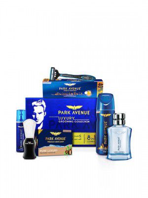 Park Avenue Men Luxury Grooming Collection Kit & Travel Pouch