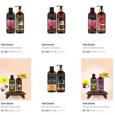 Upto 82% OFF - Park Daniel Hair Care Combo