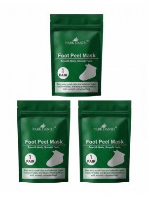 Park Daniel Set Of 3 Exfoliation Foot Peel Mask