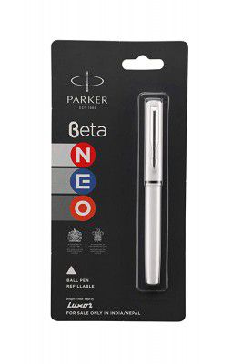 Parker Beta Neo CT | Roller ball Pen | Body Color - White | Ink Color - Blue