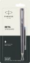 PARKER Beta Standard Grey Chrome Trim Fountain Pen...