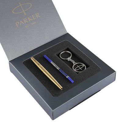Parker Galaxy Roller Roller Ball Pen With Keychain, Blue