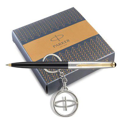 Parker Galaxy Standard Ball Pen with Parker Keychain