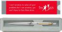 PARKER Jotter Stainless Steel Gold Trim BRO & SIS Rakhi Gift set Ball Pen...