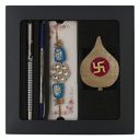 Parker Raksha Bandhan Giftset Vector Special Edition Roller Ball Pen With Rakhi|Blue...