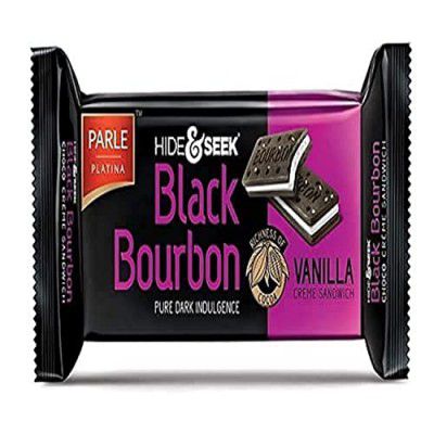 Parle Platina Hide and Seek Black Bourbon, Vanilla, 100g/120g (weight may vary)