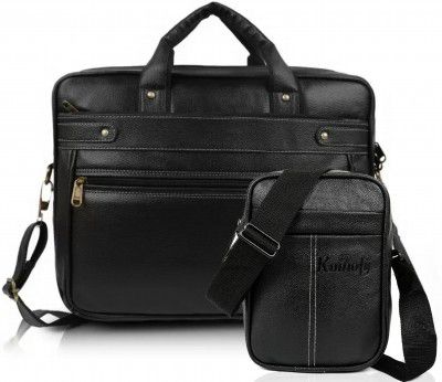 Parsley Men Black Messenger Bag (Pack of: 2)