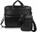 Parsley Men Black Messenger Bag (Pack of: 2)...