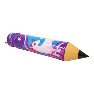 Parteet New Pencil Shape Pencil Box For Kids - Multicolor