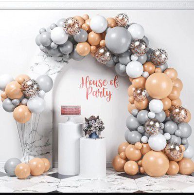 Party Manao Party decorations itemMetallic Balloons - Blue Balloon Garland, 5/12/18 Inch Blue Metallic Balloons for Birthday Decorations, Wedding & Baby Shower Party Supplies