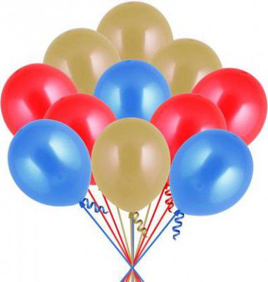 PARTY MIDLINKERZ Metallic Balloons (Multicolor, Pack of 51)