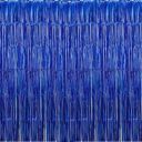 PartySanta Sparkling Blue Back Drop Curtain 1 Piece of 6x3 Feet for Birthday, Anniversaries and Party Decoration....