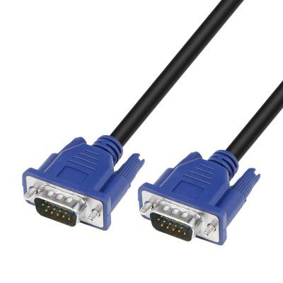 Paruht Premium Male to Male VGA Cable 1.5 Meter, Support PC/Monitor/LCD/LED, Plasma, Projector, TFT. VGA to VGA Converter Adapter Cable (1.5 Meters)