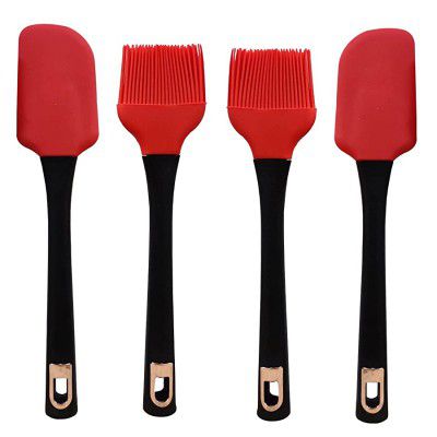Paruht Spatula and Brush Set (2 Spatula 2 Brushes)