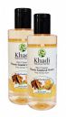 Parvati Gramodyog Khadi Woody Sandal & Honey Herbal Shampoo SLS and Paraben Free (for Normal Hair) Made in India, Red, 210 ml, Pack of 2...