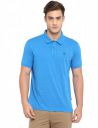 Parx Men's Pure Cotton Print Pattern Regular Fit Rib Collar Polo Neck Half Sleeve Casual T-Shirt...