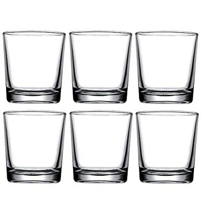 Pasabahce Alanya Whisky/Juice/Water Glass Tumbler 190 ml 6 Pcs Set Transparent