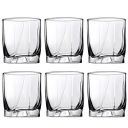 Pasabahce Glass Luna Water/Juice/Whisky Tumbler 245 ml 6 Pcs Set, Transparent (PB Luna)...