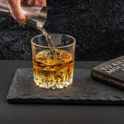 PASABAHCE (Pack of 4) 103878GP4 Glass Set Whisky Glass (300 ml, Glass, Clear)