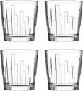 PASABAHCE (Pack of 4) 1204318GP4 Glass Set Whisky Glass  (300 ml, Glass, Clear)...