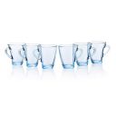 Pasabahce Penguen Mug, Blue Transparent 170 ml in Set of 6 Pcs...