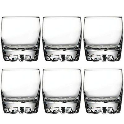 Pasabahce Sylvana Glass Whisky/Water/Juice Tumbler 315 ml 6 Pcs Set, Transparent