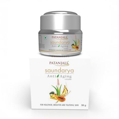 Patanjali Anti Aging Cream - 50g, Moisturizing Skin Care, Anti Wrinkle