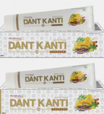 PATANJALI Dant Kanti Dental Cream Advance (Pack of 2) Toothpaste