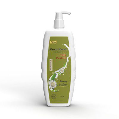 Patanjali Kesh Kanti Hair Cleanser Milk Protien Shampoo - 650 Ml