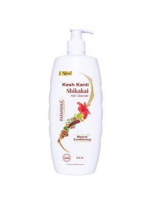 Patanjali Kesh Kanti Shikakai Hair Cleanser for Natural Conditioning - 650 ml