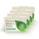 Patanjali Mint Tulsi Body Cleanser Soap 125g, Refreshing Body Wash (Pack of 4)...