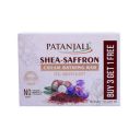 Patanjali Shea Saffron Body Cleanser Natural Body Cleansing Soap, Smooth & Soft Skin 125 gm Pack of 4 (3+1)...